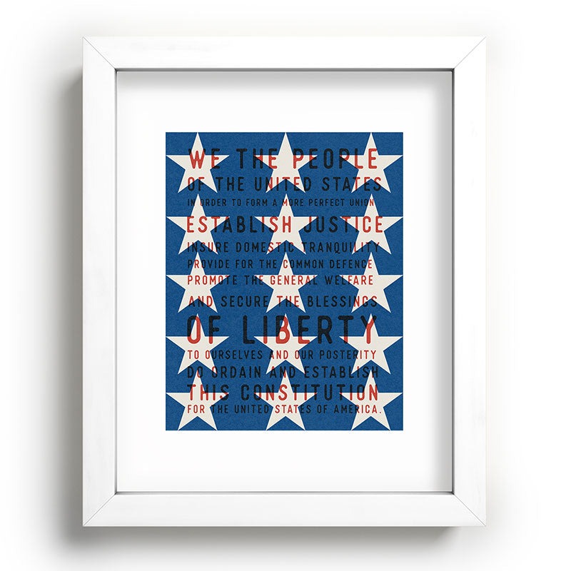 DENY Designs Starred Preamble Recessed Framing Rectangle