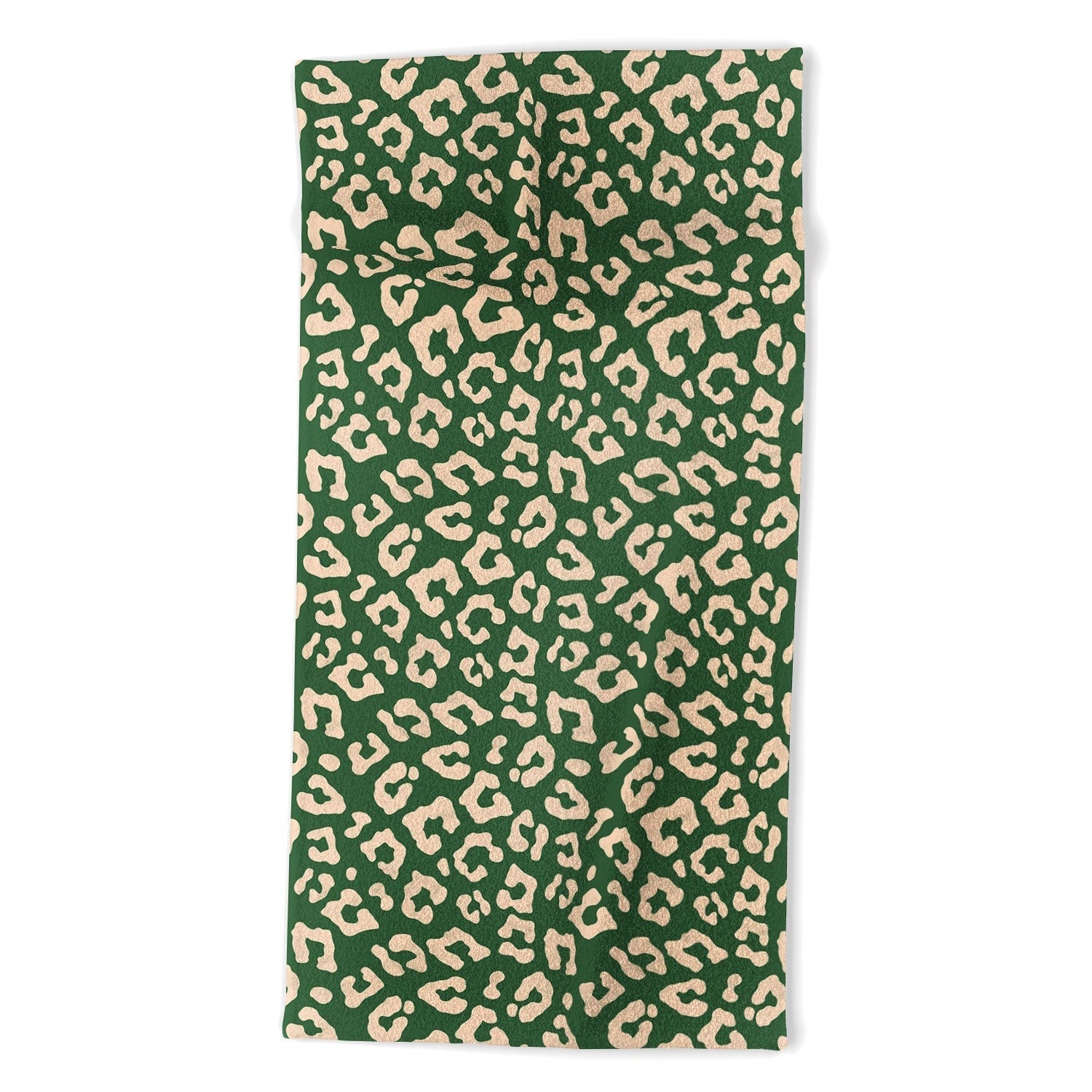 Avenie BR Cheetah Print In Green Beach Towel