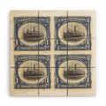 DENY Designs 1901 1c Fast Lake Navigation Stamps Wood Wall Mural