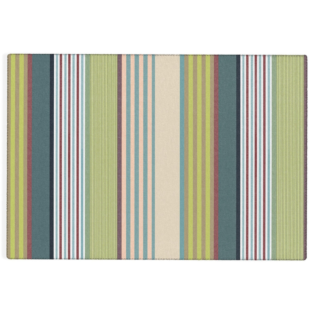 Marta Barragan Camarasa Colorful Stripe Delight Outdoor Rug