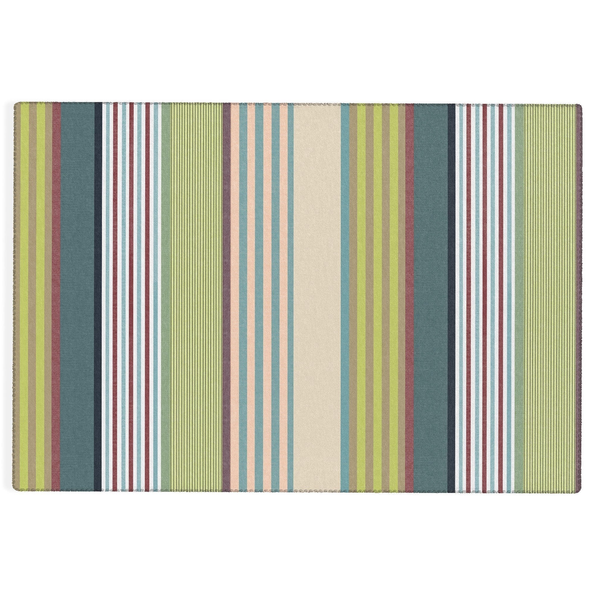 Marta Barragan Camarasa Colorful Stripe Delight Outdoor Rug