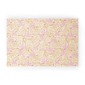 Little Om Pattern Shooting Stars cream Welcome Mat