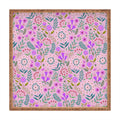 Pimlada Phuapradit Ditsy Purple Floral Half Drop Square Tray