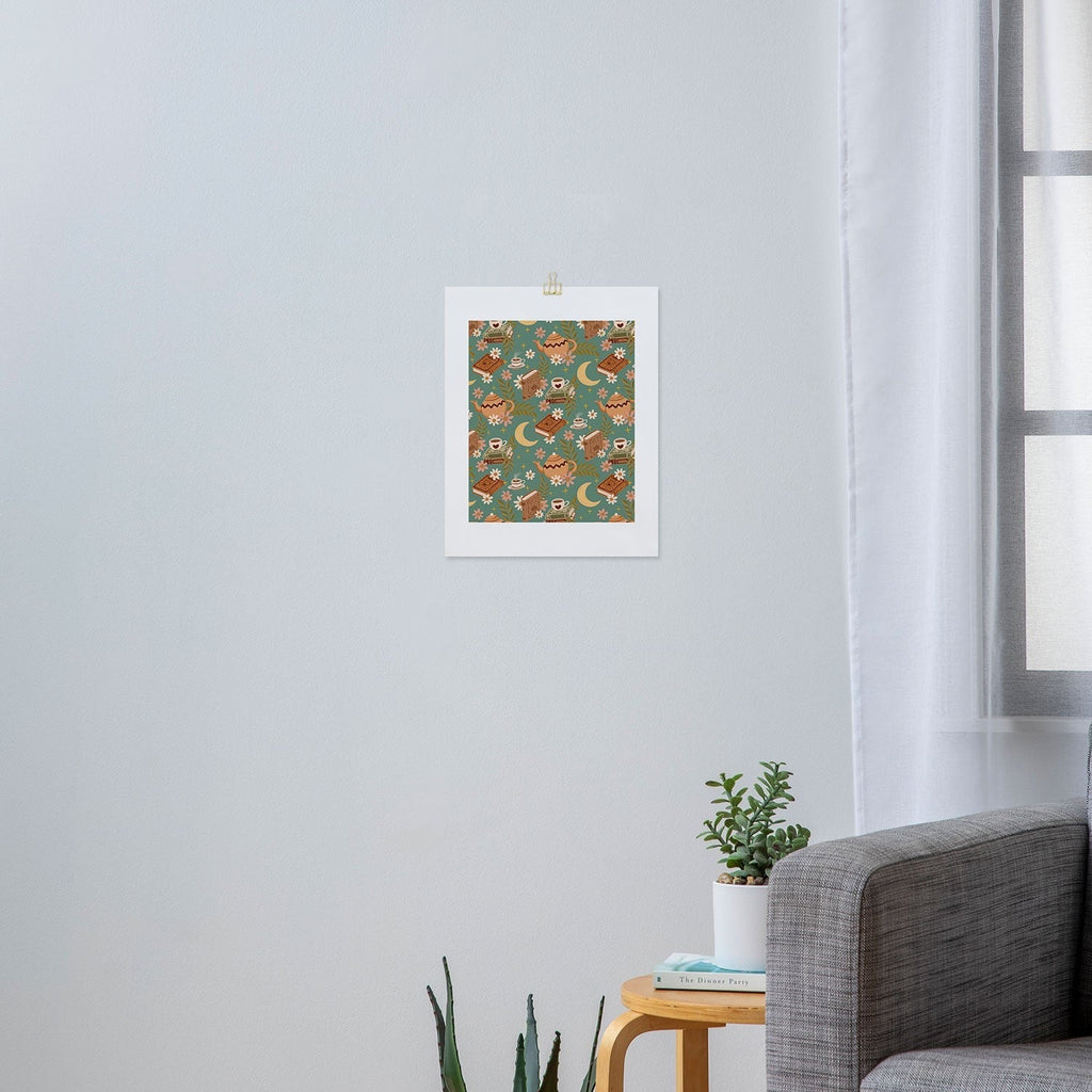 Avenie Moonlit Reading Nook I Art Print