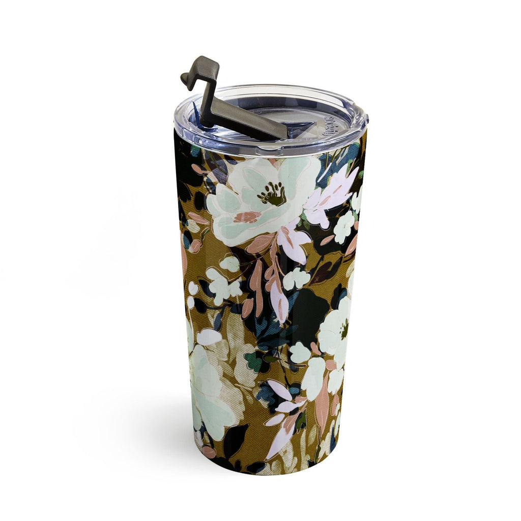 Marta Barragan Camarasa Romantic Floral Fusion Travel Mug