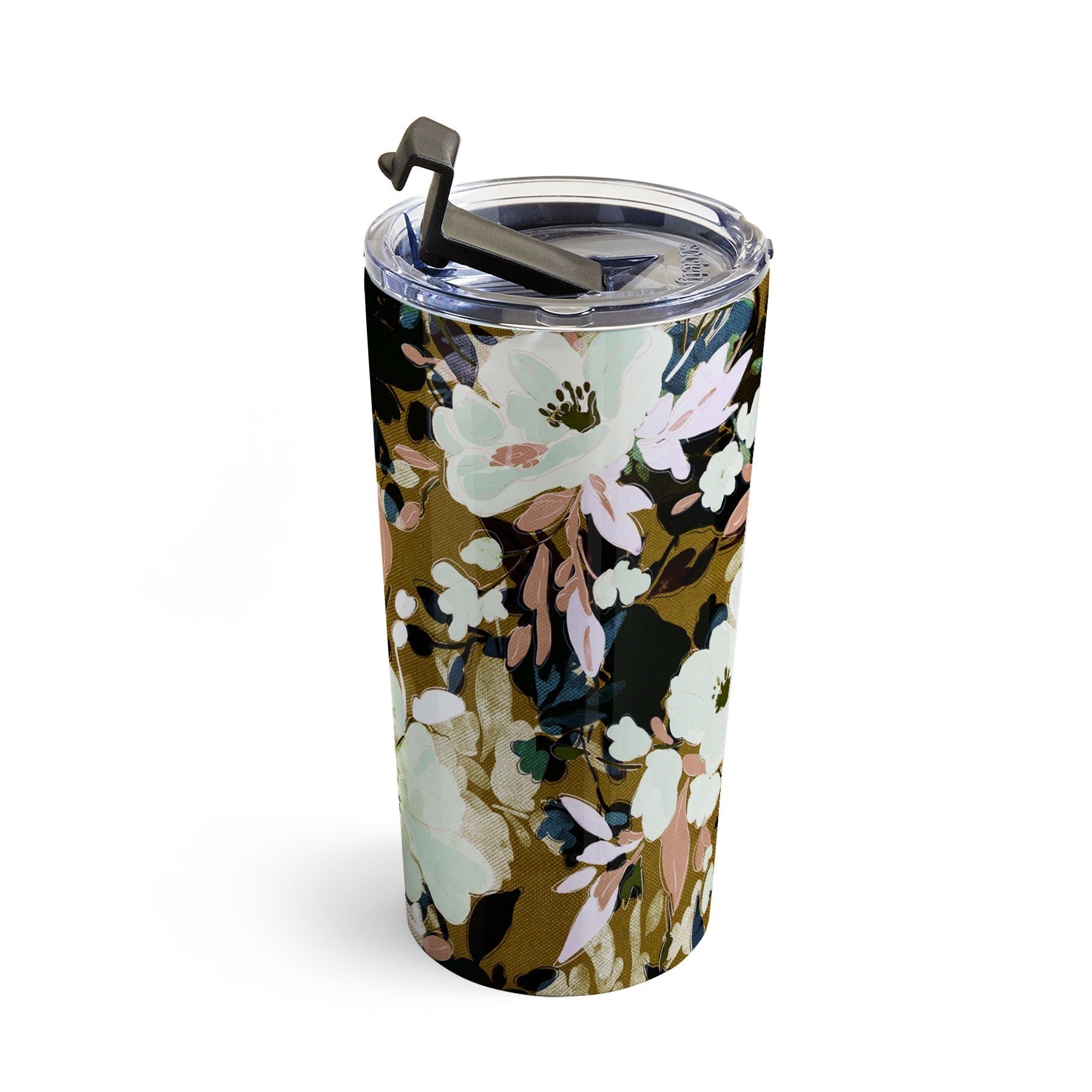 Marta Barragan Camarasa Romantic Floral Fusion Travel Mug