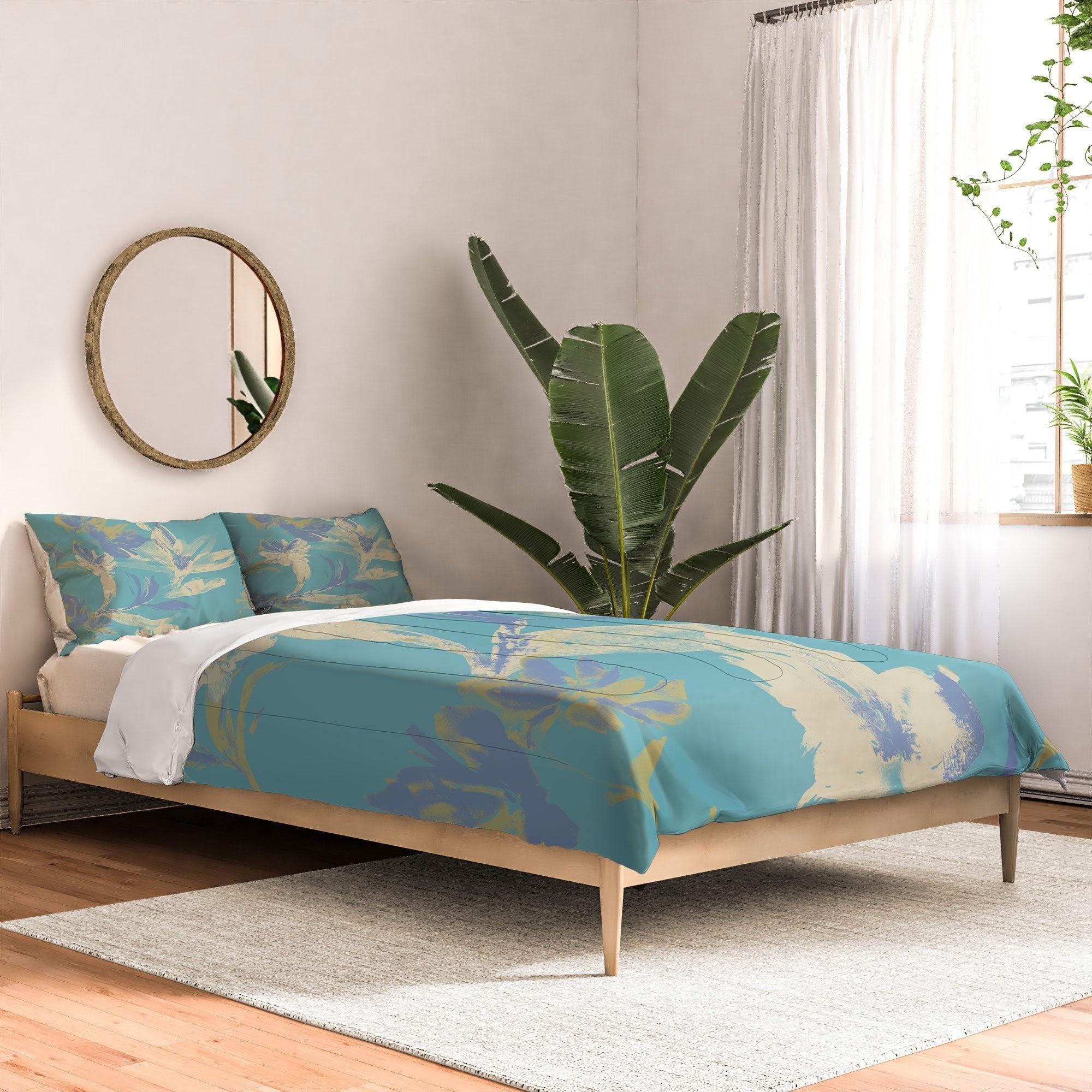 Gabriela Fuente Emma Blue Comforter