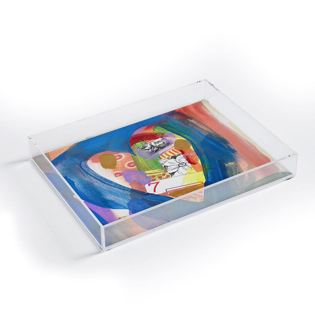Natalie Baca Lucky in Love Acrylic Tray