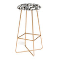 Avenie Celestial Cats Gold Bar Stool