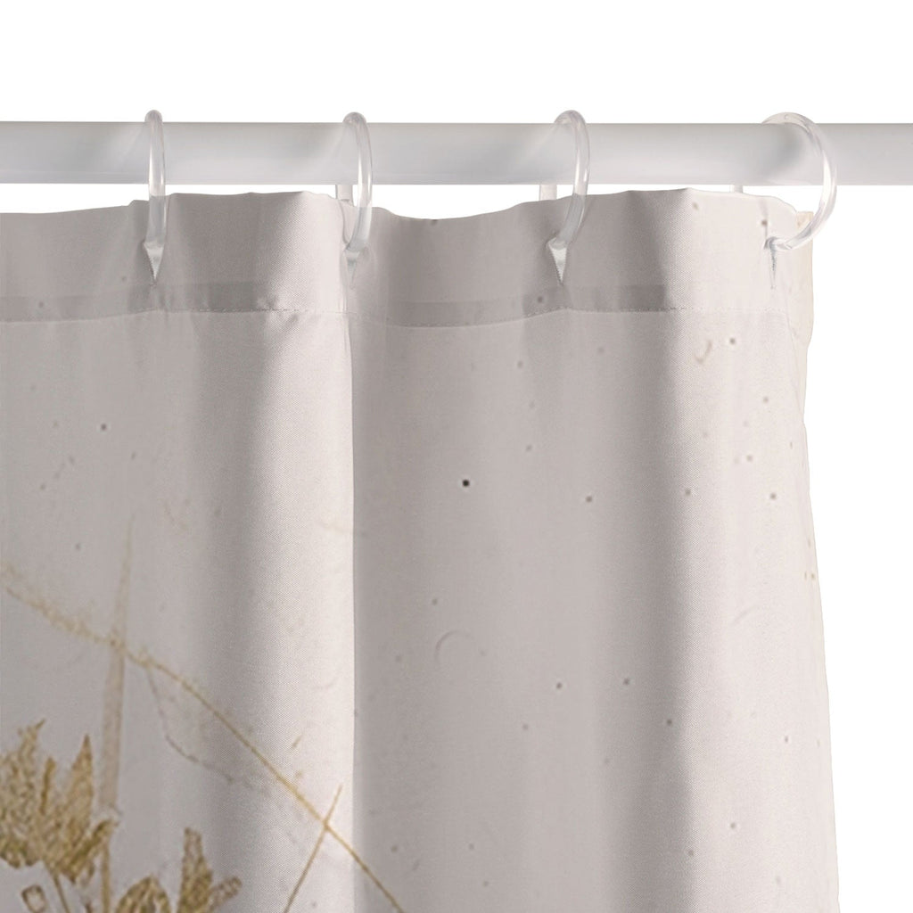 trajeado14 Fox Sleeping Vintage Illustration Shower Curtain