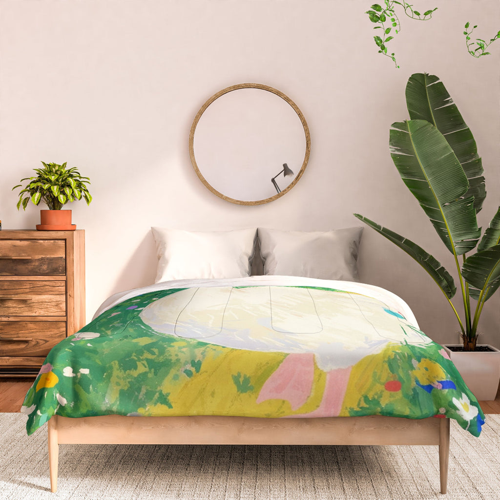 trajeado14 Goose Wildflower Cute Comforter