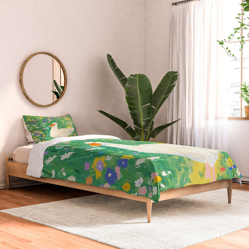 trajeado14 Goose Wildflower Cute Comforter