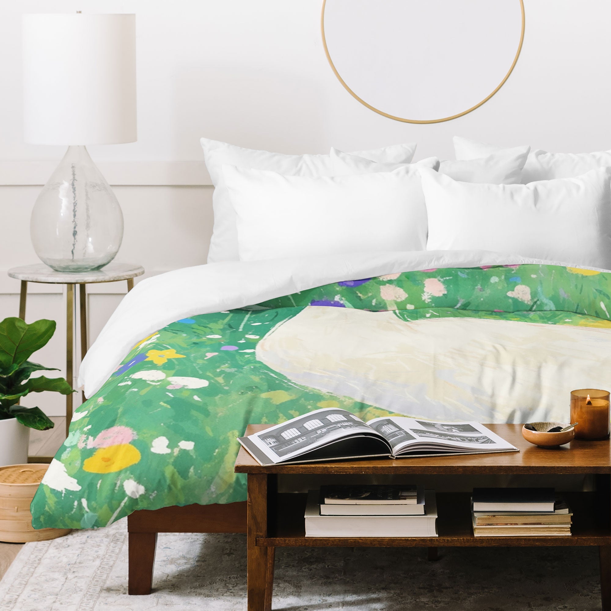 trajeado14 Goose Wildflower Cute Duvet Cover