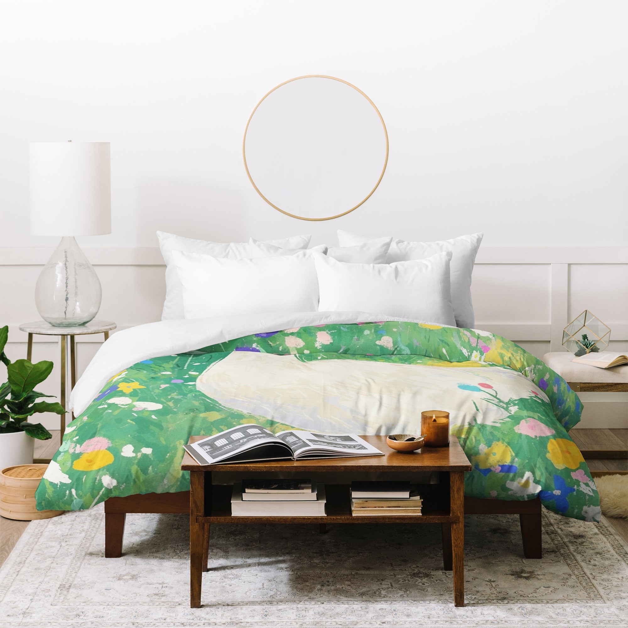 trajeado14 Goose Wildflower Cute Duvet Cover