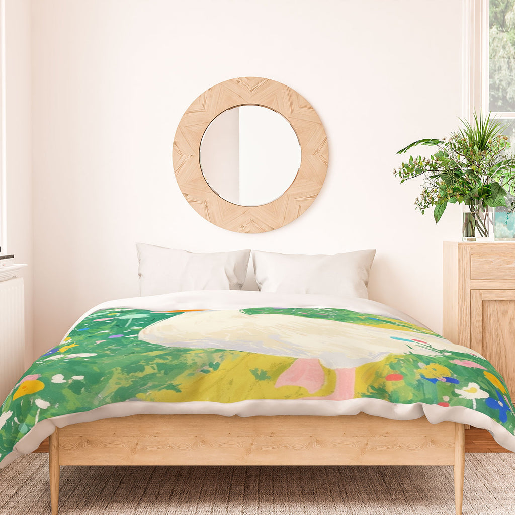trajeado14 Goose Wildflower Cute Duvet Cover