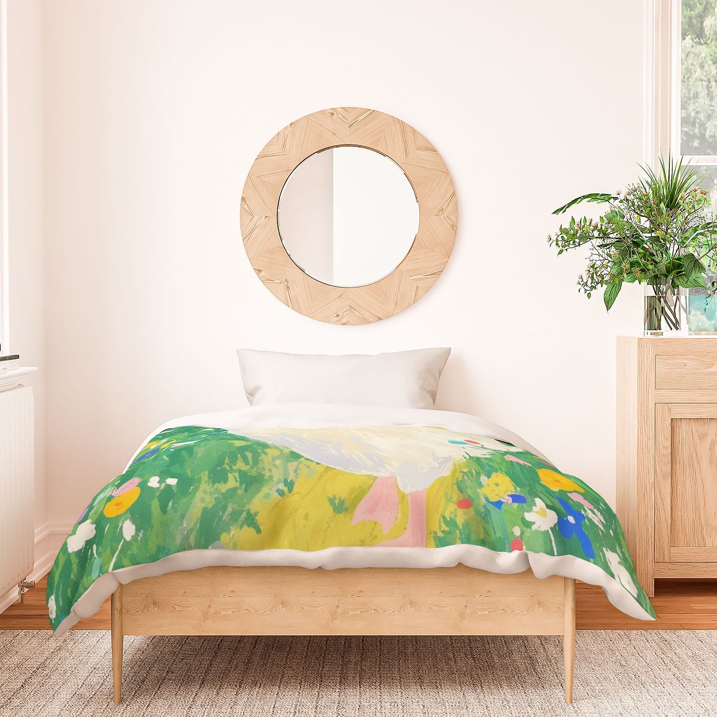 trajeado14 Goose Wildflower Cute Duvet Cover