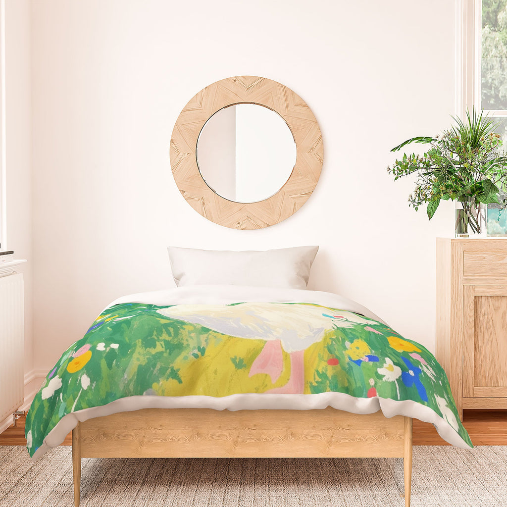 trajeado14 Goose Wildflower Cute Duvet Cover
