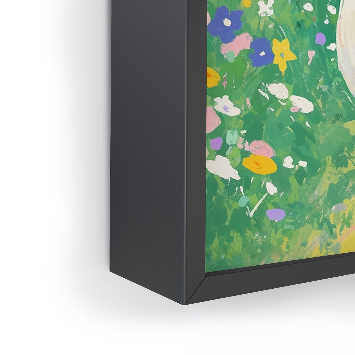 trajeado14 Goose Wildflower Cute Framed Mini Art Print