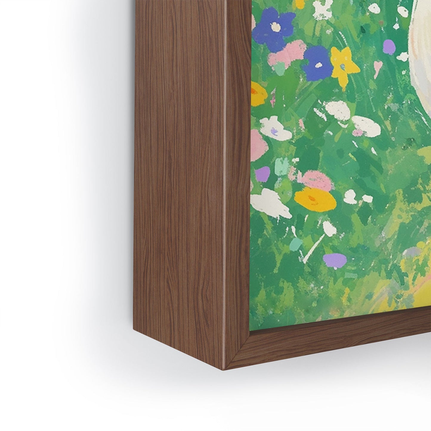 trajeado14 Goose Wildflower Cute Framed Mini Art Print