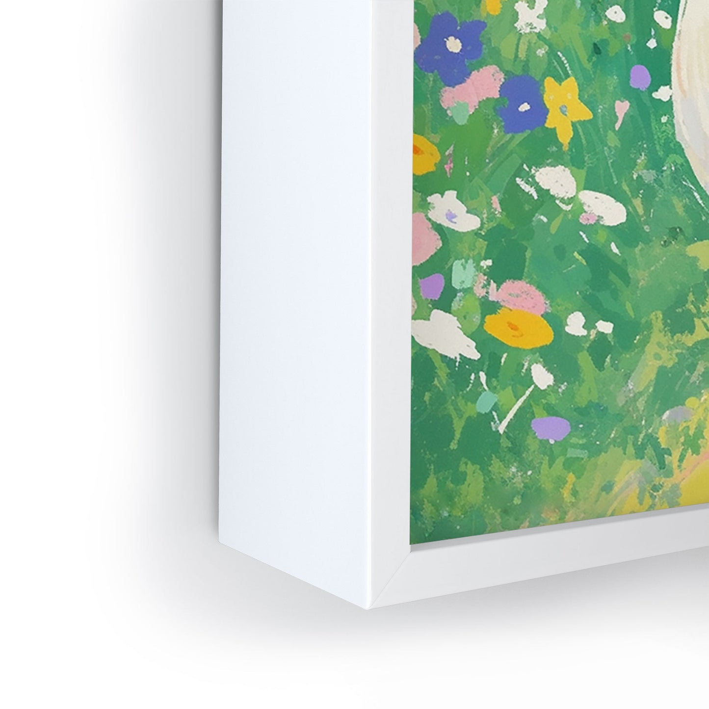 trajeado14 Goose Wildflower Cute Framed Mini Art Print