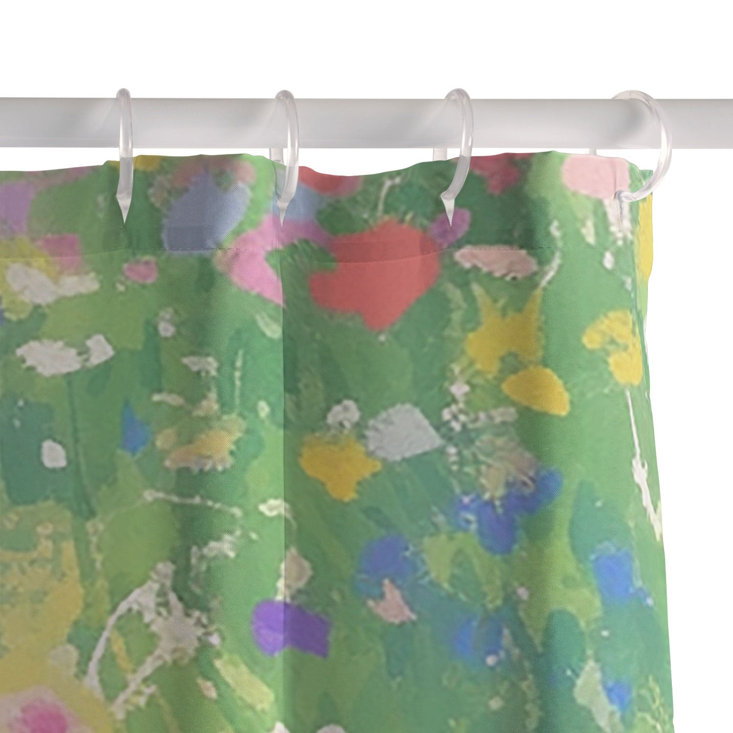 trajeado14 Goose Wildflower Cute Shower Curtain