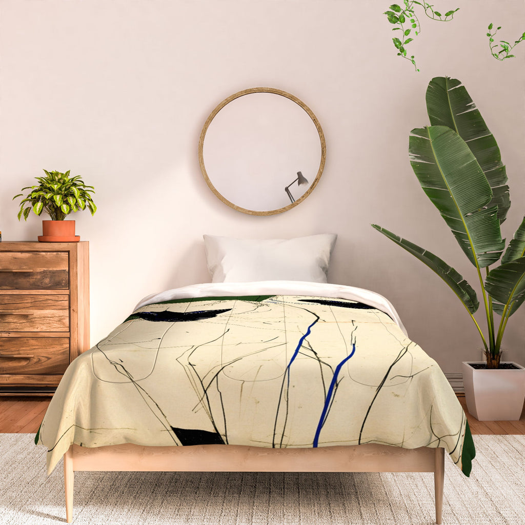 trajeado14 Siamese Cats Modern Art Comforter