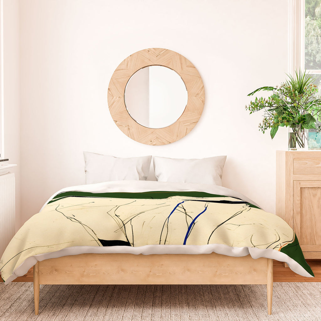 trajeado14 Siamese Cats Modern Art Duvet Cover