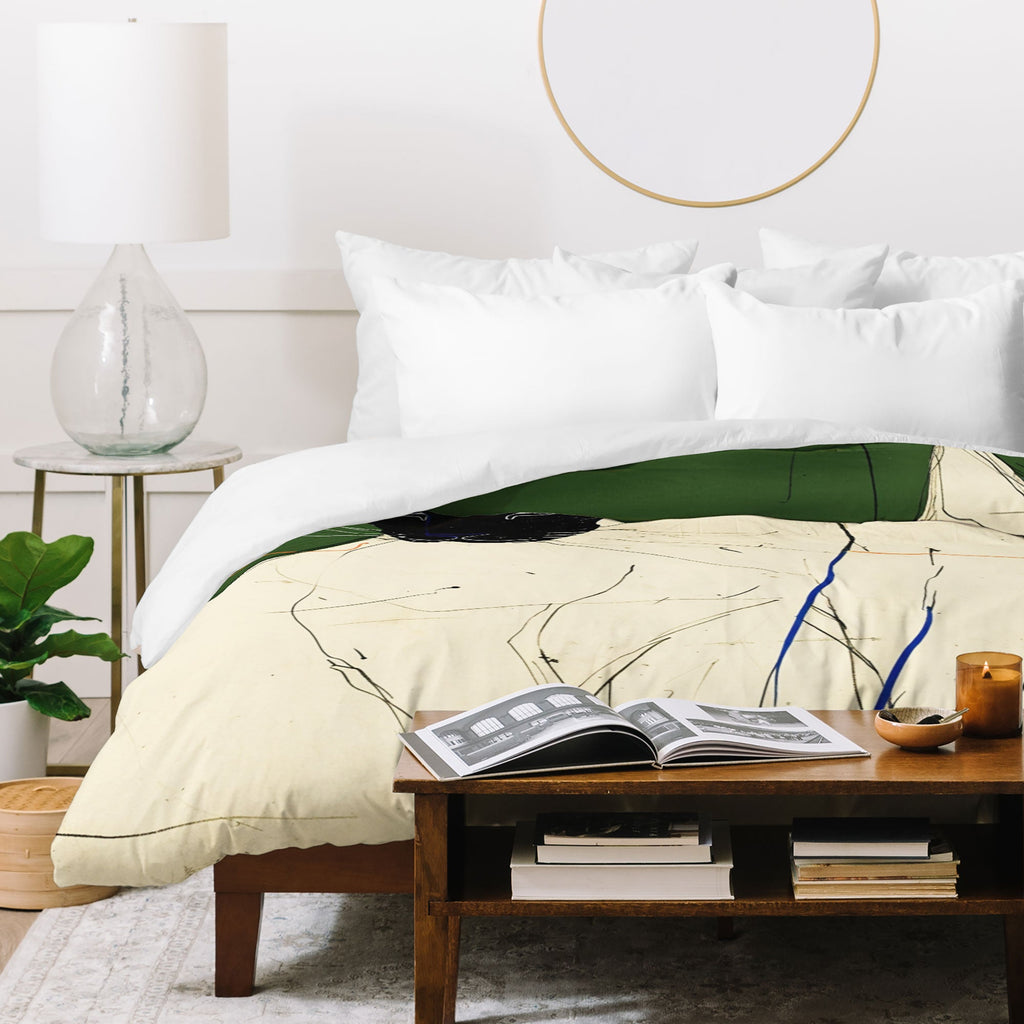 trajeado14 Siamese Cats Modern Art Duvet Cover