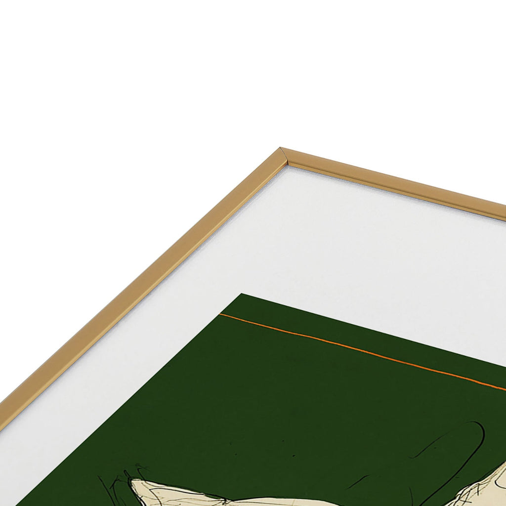 trajeado14 Siamese Cats Modern Art Metal Framed Art Print