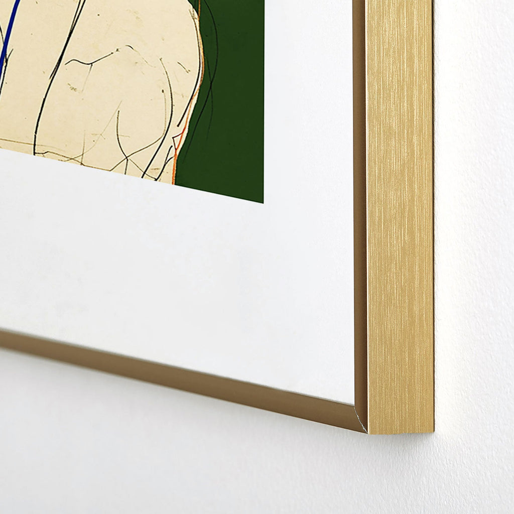 trajeado14 Siamese Cats Modern Art Metal Framed Art Print