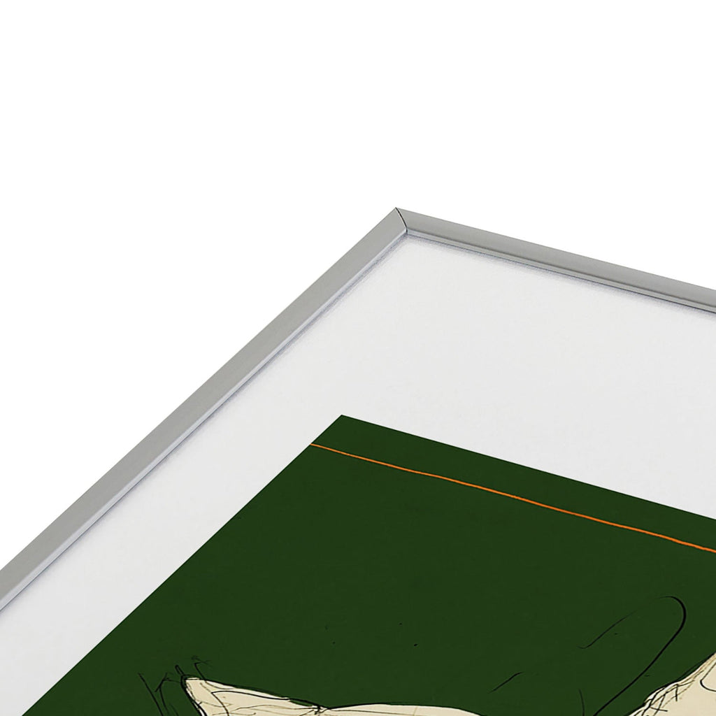 trajeado14 Siamese Cats Modern Art Metal Framed Art Print