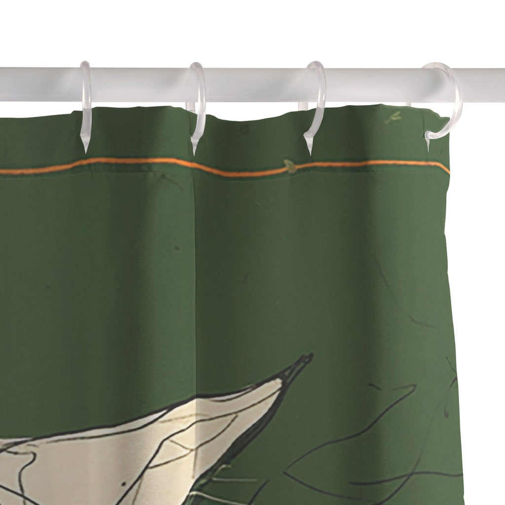 trajeado14 Siamese Cats Modern Art Shower Curtain