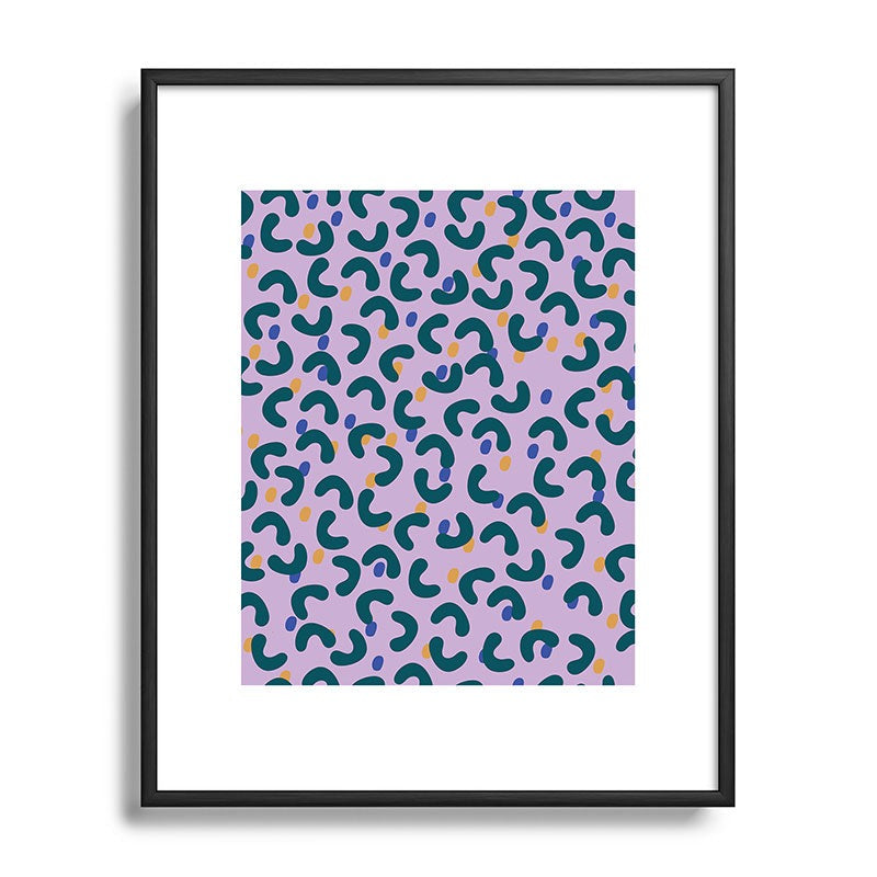 Camilla Foss Pebbles Mix Metal Framed Art Print