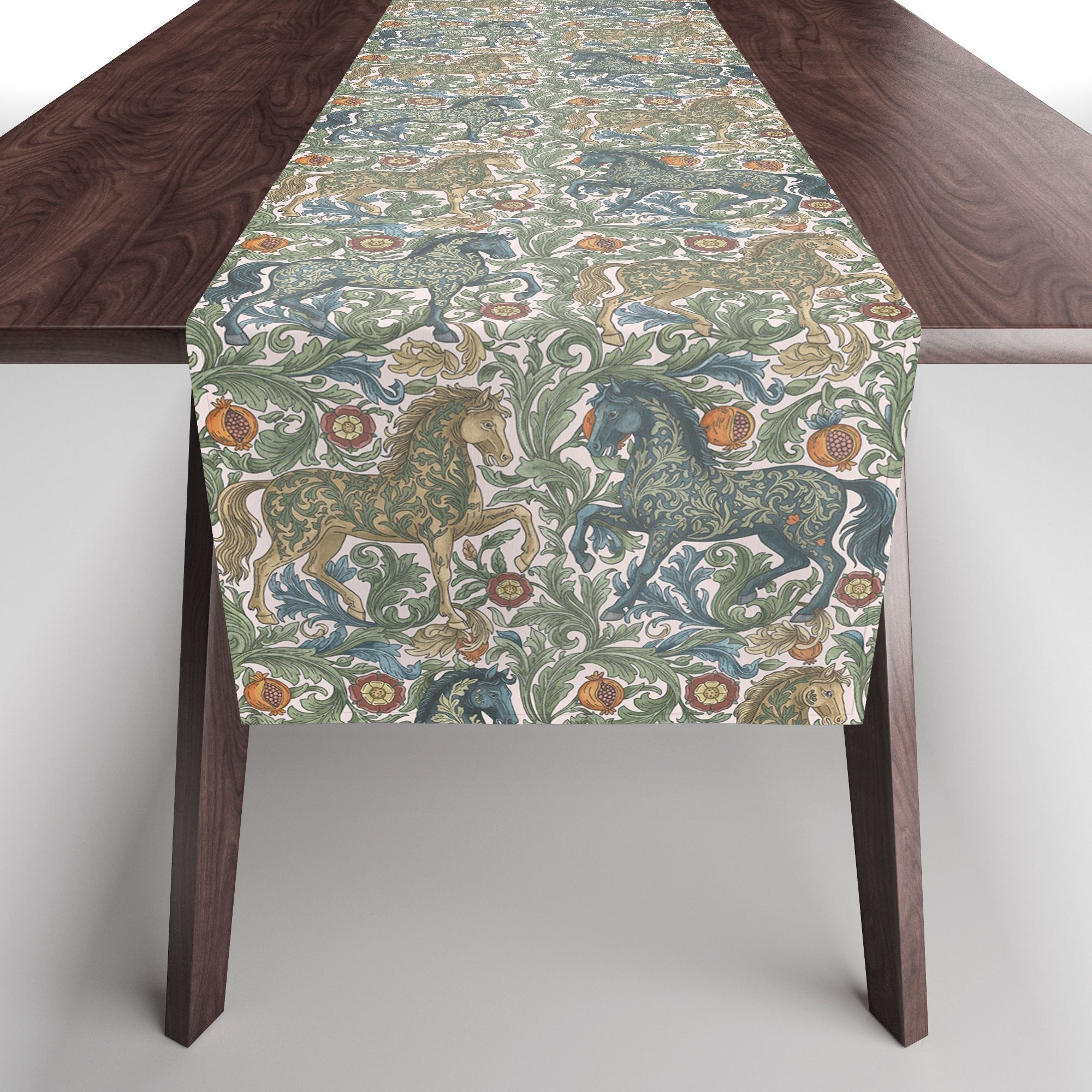 Marta Barragan Camarasa Renaissance Horse Garden Table Runner