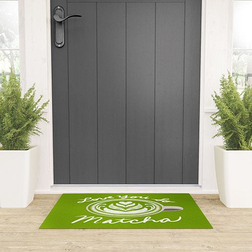 Design by Spark Love You So Matcha Welcome Mat