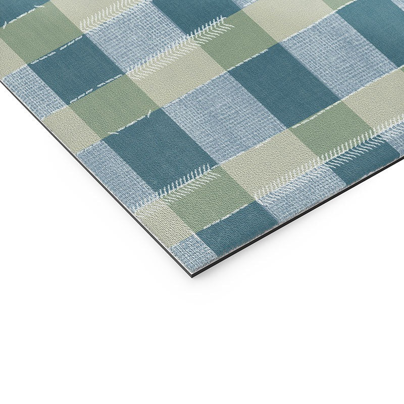 Marta Barragan Camarasa Country Style Checks Welcome Mat
