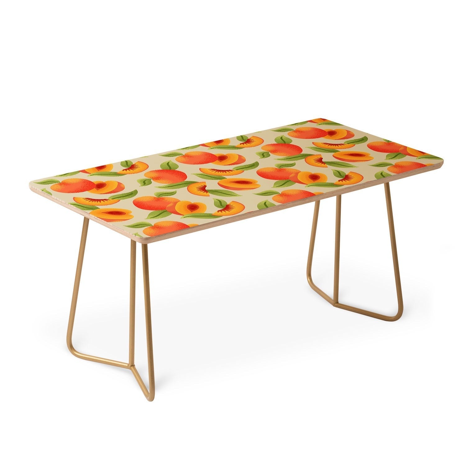 Jessica Molina Peach Pattern Coffee Table