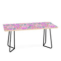 Pimlada Phuapradit Ditsy Purple Floral Half Drop Coffee Table