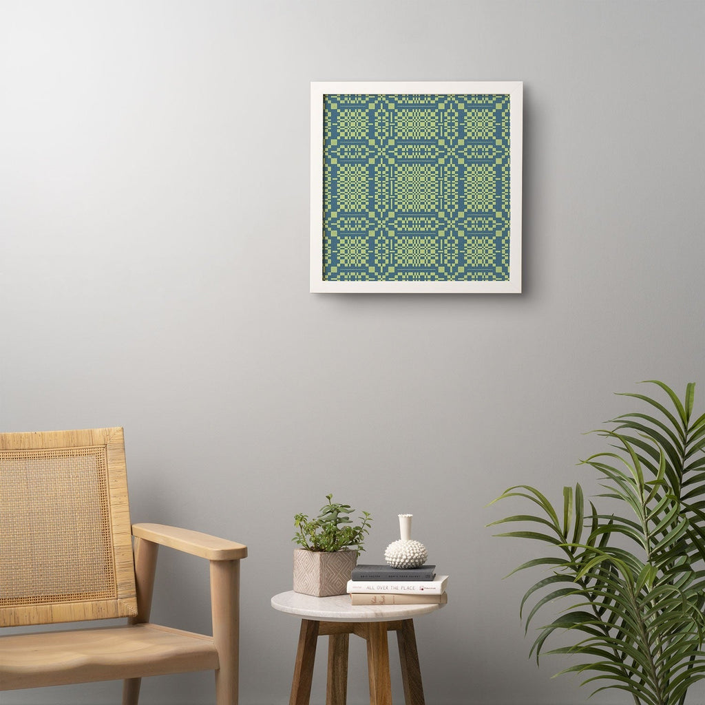 Marta Barragan Camarasa Nostalgic Grid Design Framed Wall Art