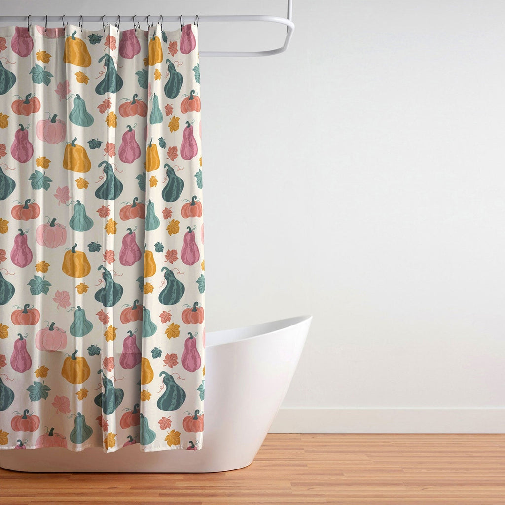 Design by Spark Gourdgeous Autumn Shower Curtain