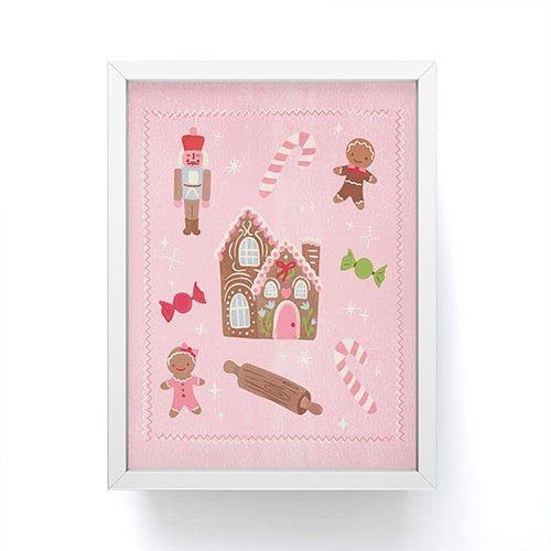 carriecantwell Sweet Christmas Holidays Framed Mini Art Print