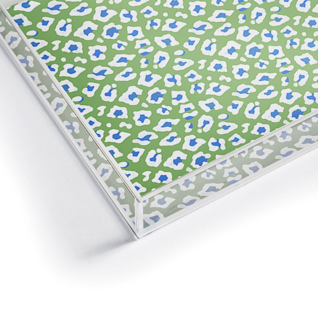 Avenie BR Cheetah Print Acrylic Tray