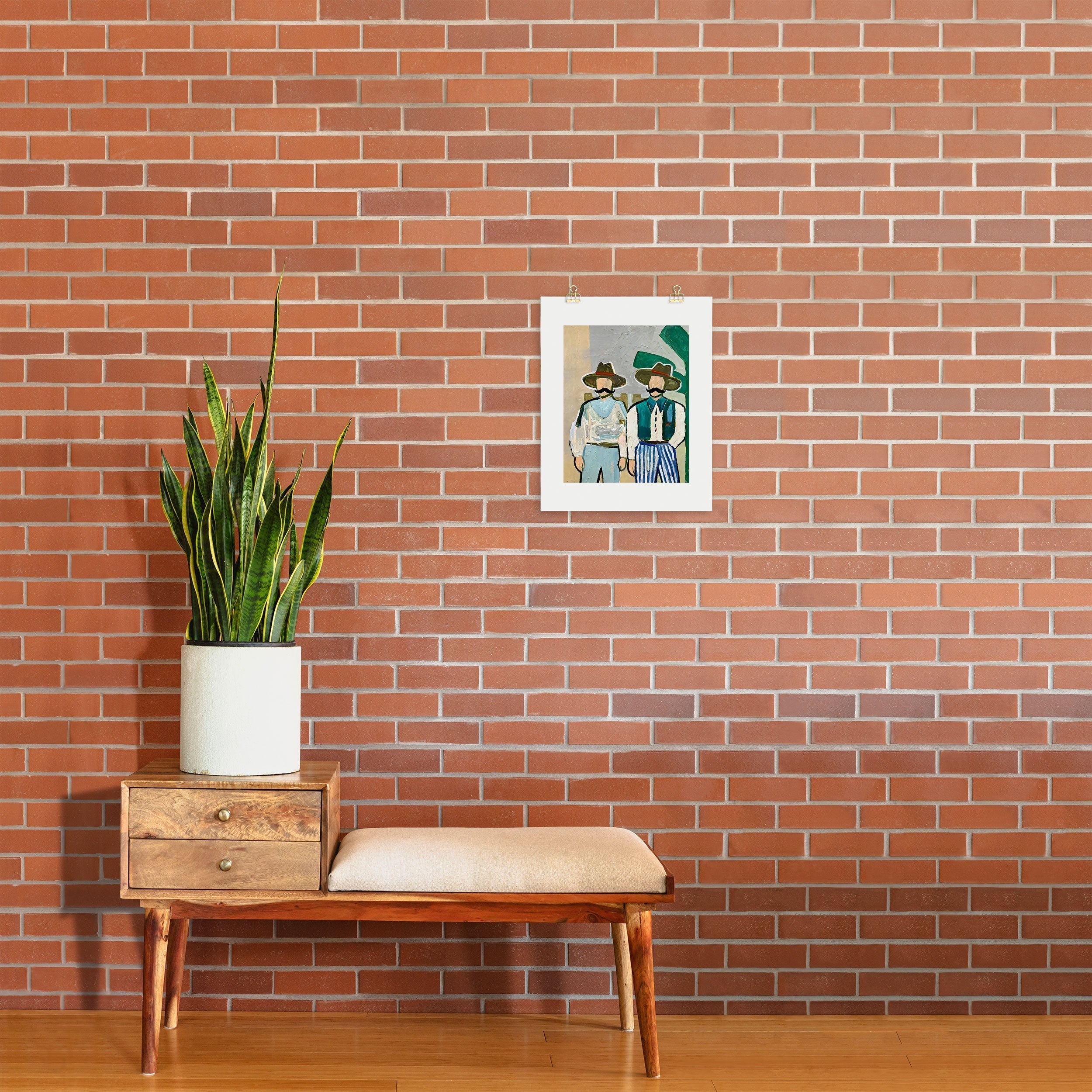 83 Oranges Side By Side Cowboy Edition Art Print
