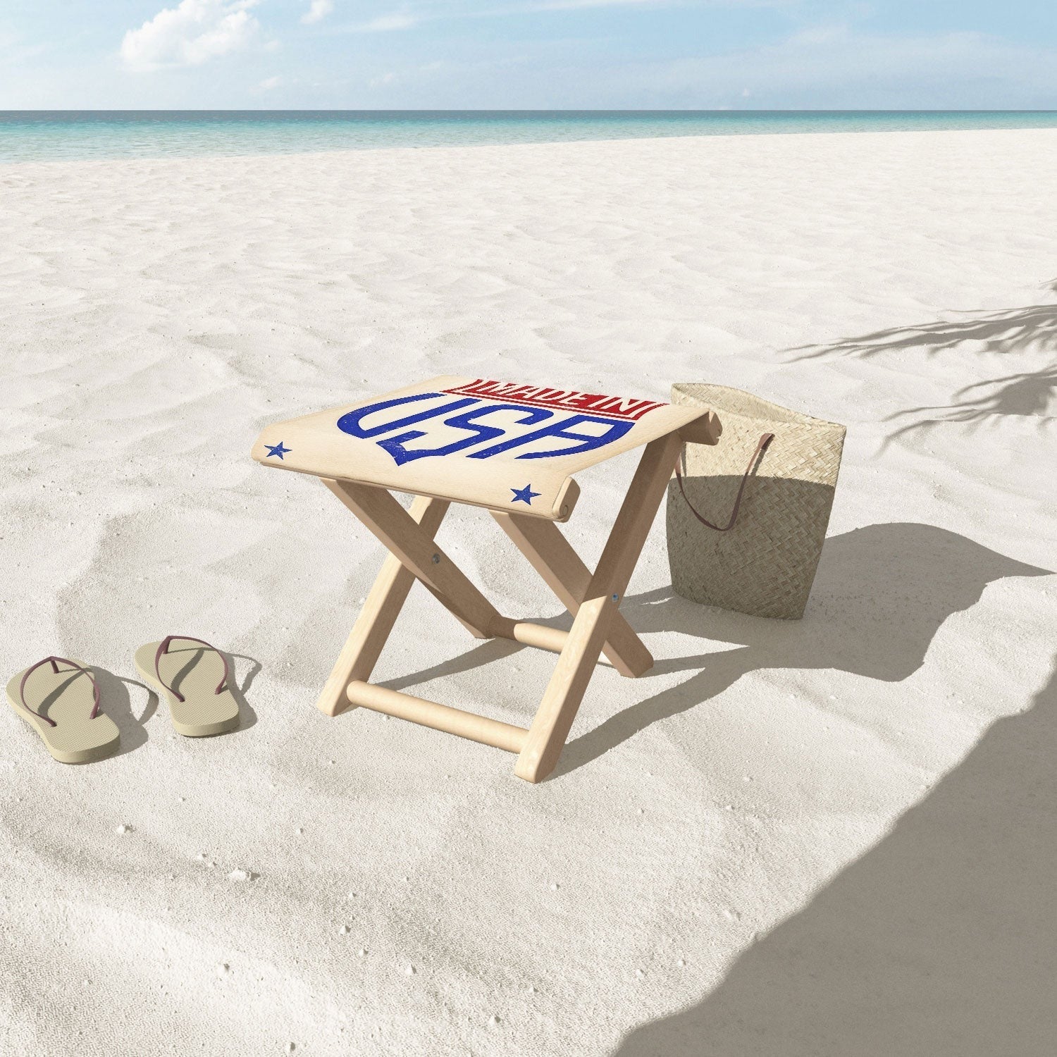 DENY Designs Made in USA Folding Stool