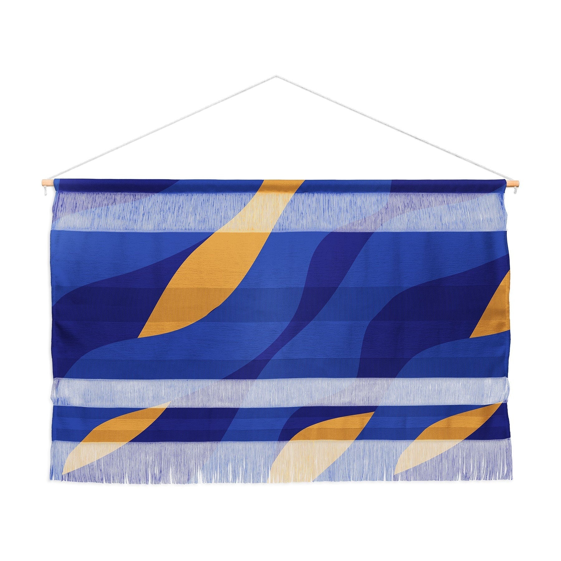 Camilla Foss Pebbles in Stream Wall Hanging Landscape