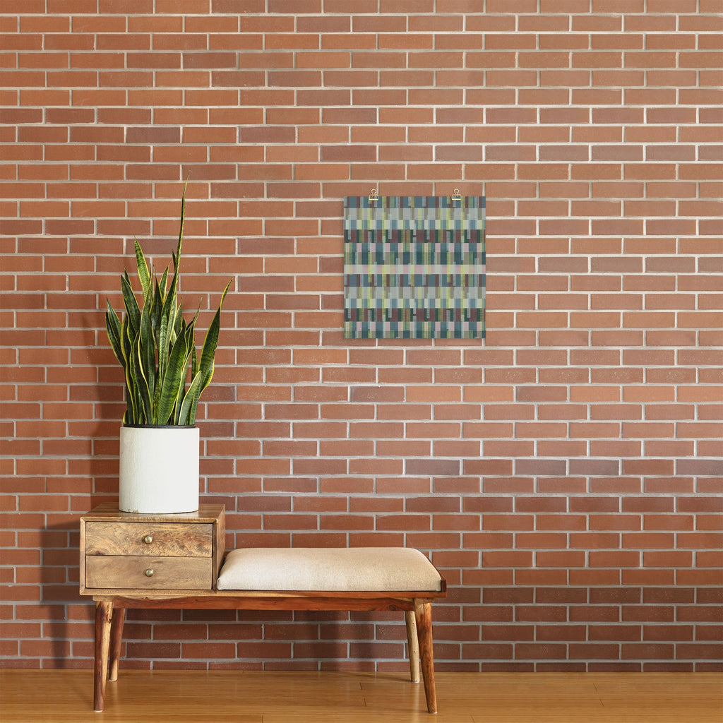 Marta Barragan Camarasa Dynamic Linear Blocks Art Print