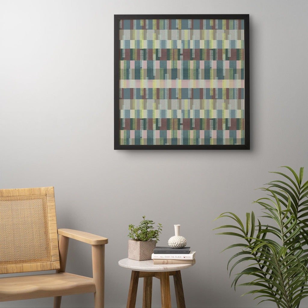 Marta Barragan Camarasa Dynamic Linear Blocks Framed Wall Art