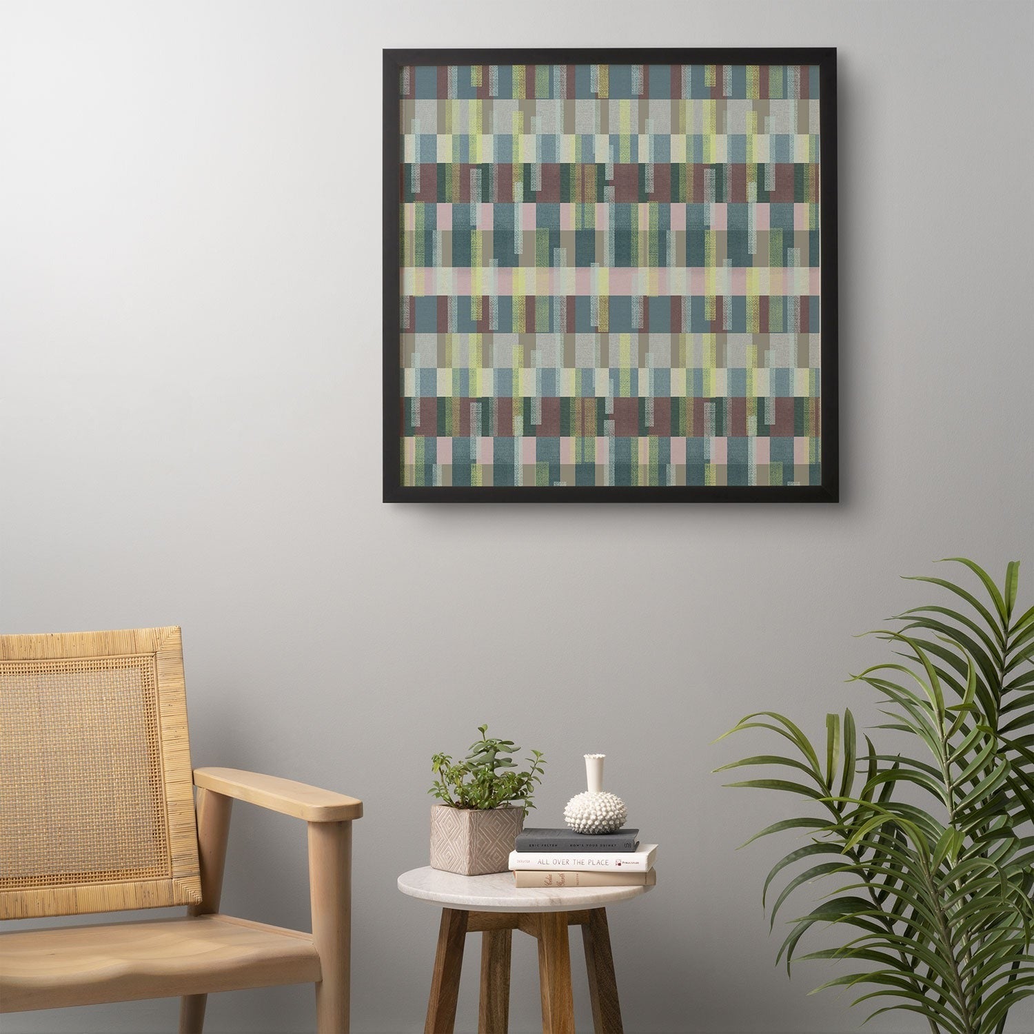 Marta Barragan Camarasa Dynamic Linear Blocks Framed Wall Art