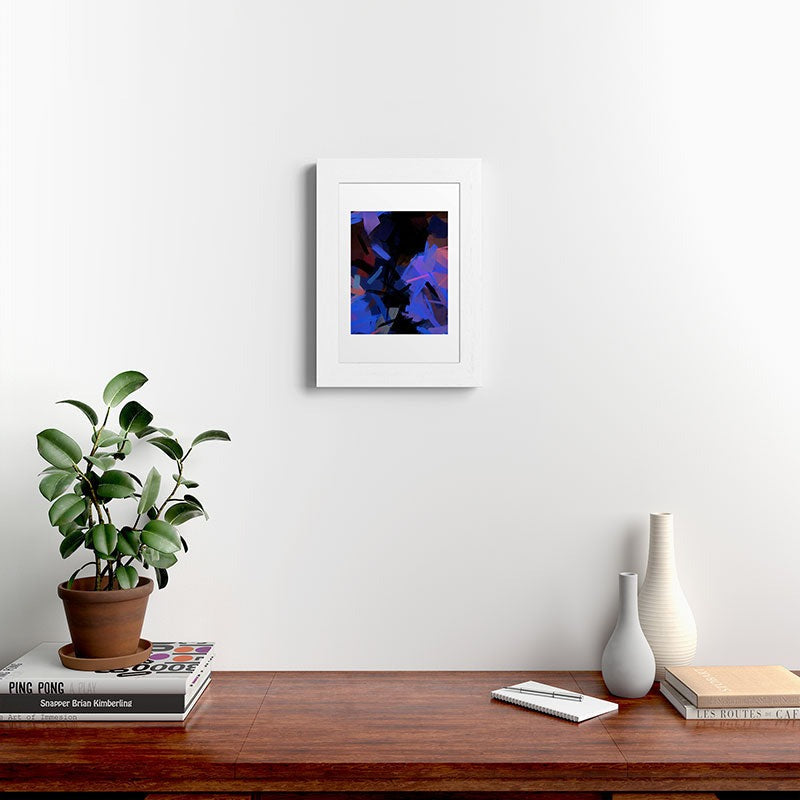 83 Oranges Midnight Sparks Framed Art Print