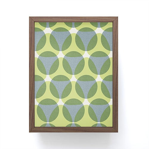 Marta Barragan Camarasa Stylish Retro Circle Framed Mini Art Print